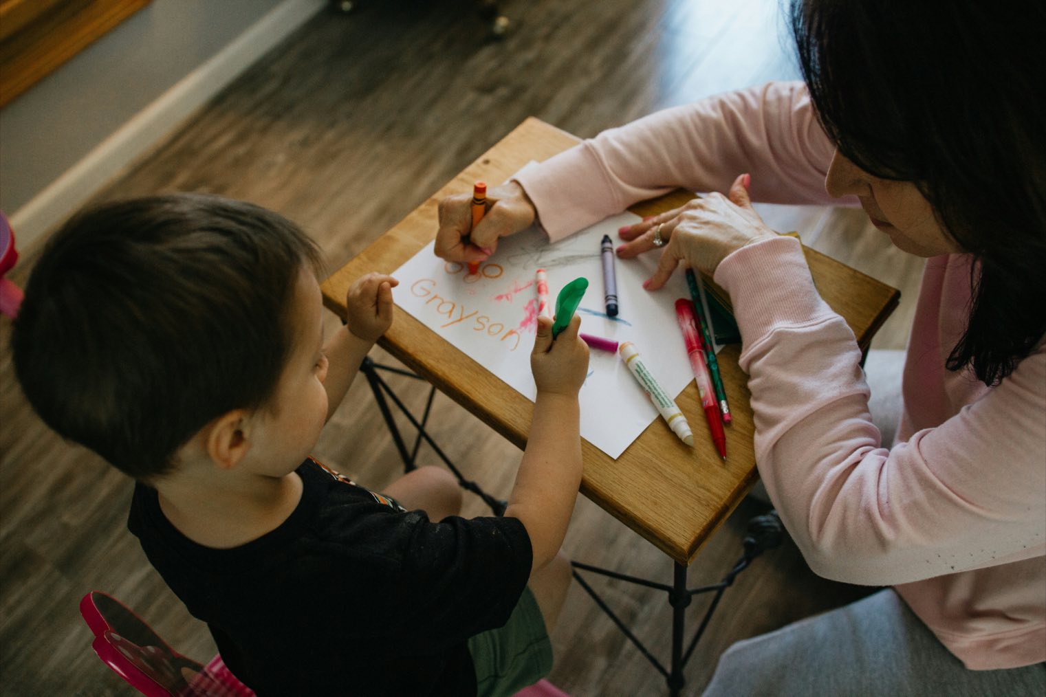 Children at an enrichment class